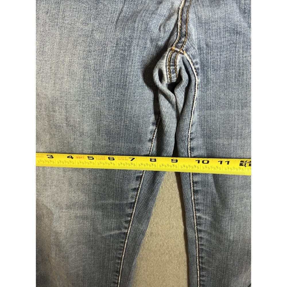 Chico's Platinum Jegging Women's Size 1.5 Blue Denim Stretch Skinny Jeans - Picture 4 of 6